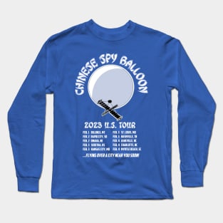 CHINESE SPY BALLOON US TOUR Long Sleeve T-Shirt